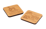 Fred Bamboo coasters