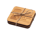 Fred Bamboo coasters