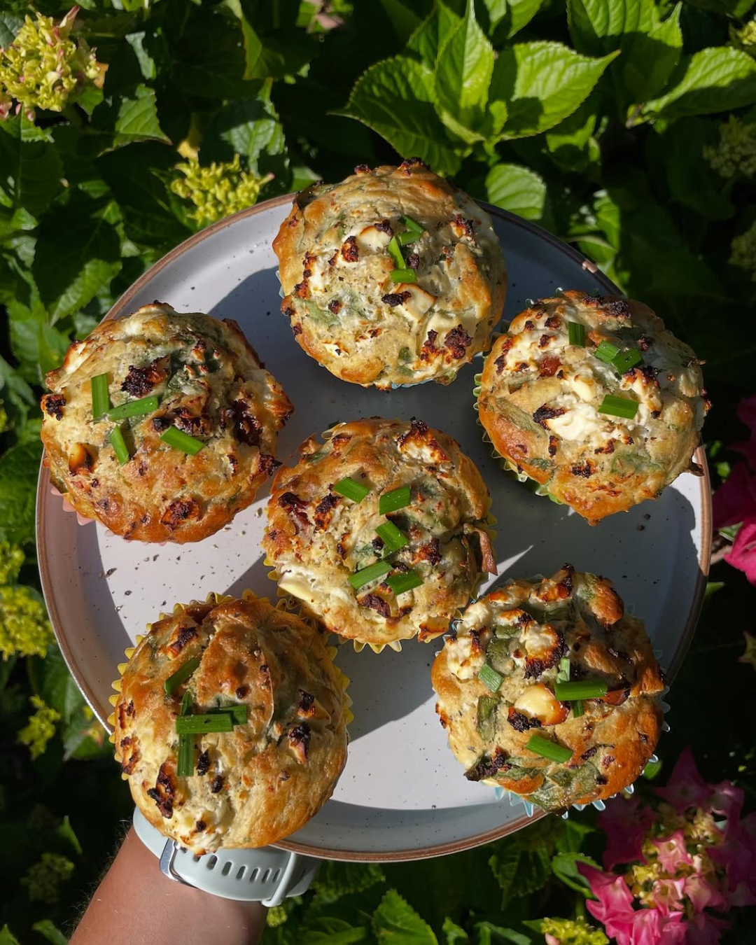 Spinach, Feta and Sundried Tomato Muffins