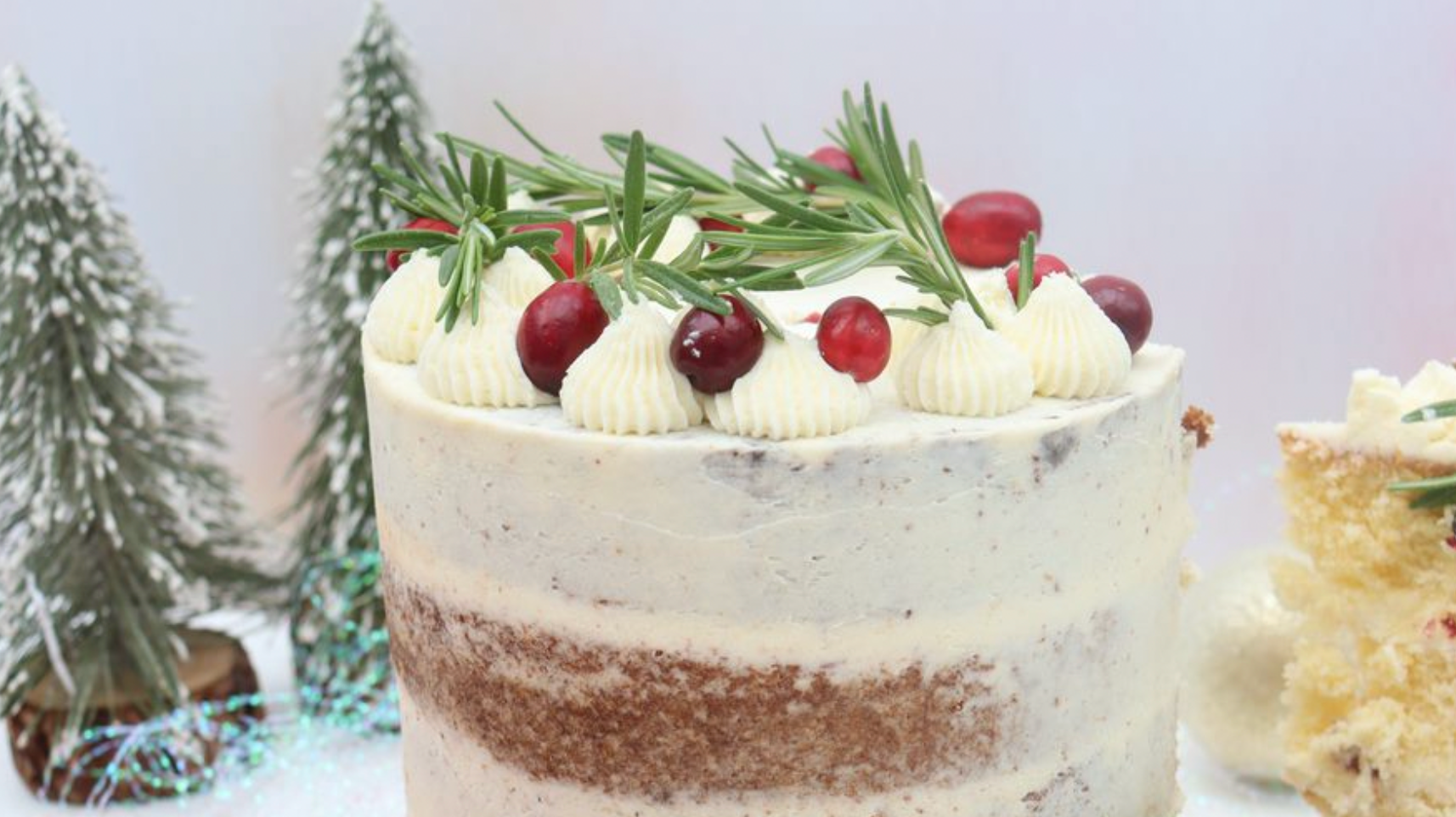 Christmas Cranberry Cake | Easy and Eggless Cranberry Bundt Cake |  Christmas Breakfast Cake | Holiday Dessert - Aaichi Savali