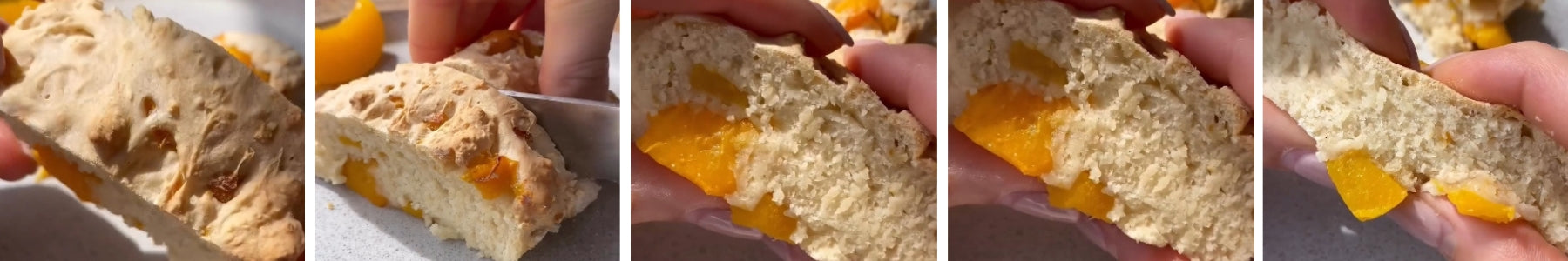 Sparkling Water Peach Bread