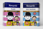 Plain Flour Storage Tin, Mr Bean & Fred